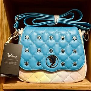 Loungefly Disney Quilted Frozen Crossbody Bag